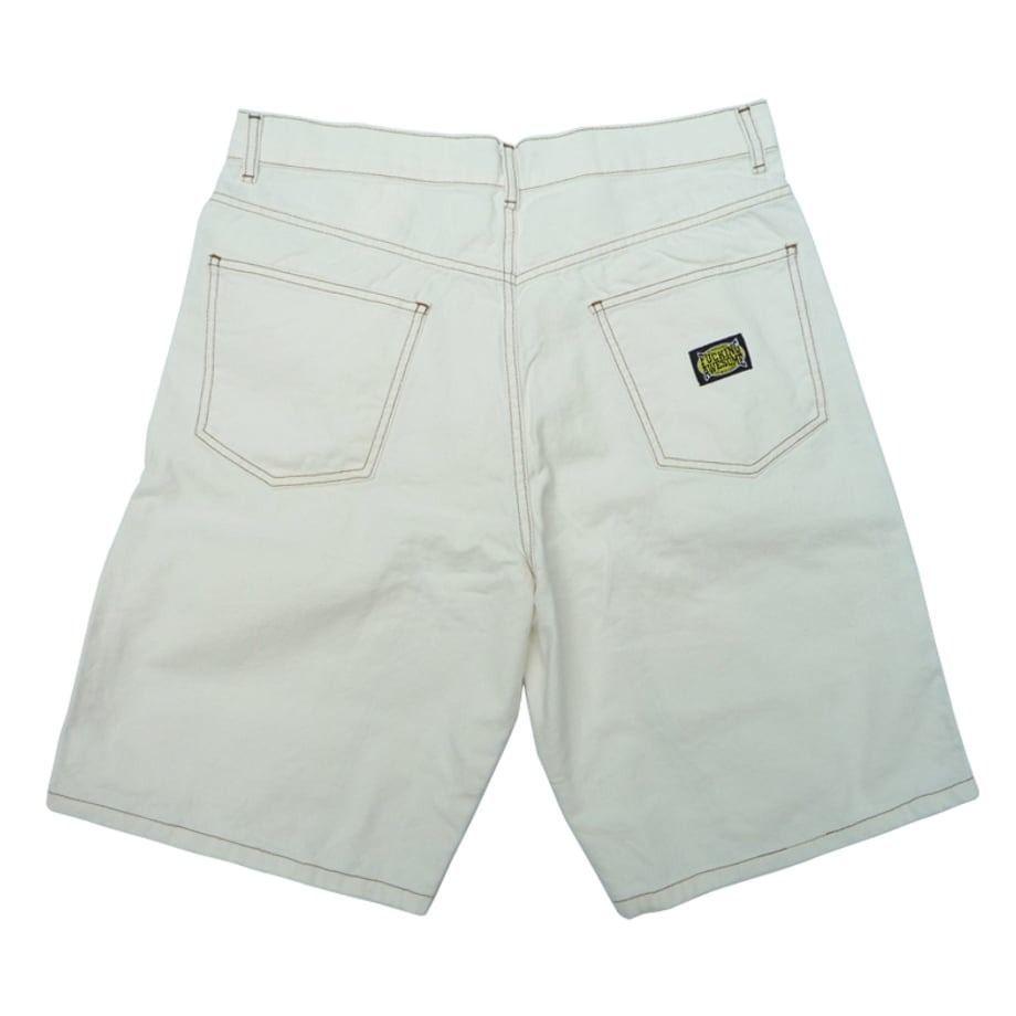 Short Fucking Awesome Canvas Double Knee Crema-2