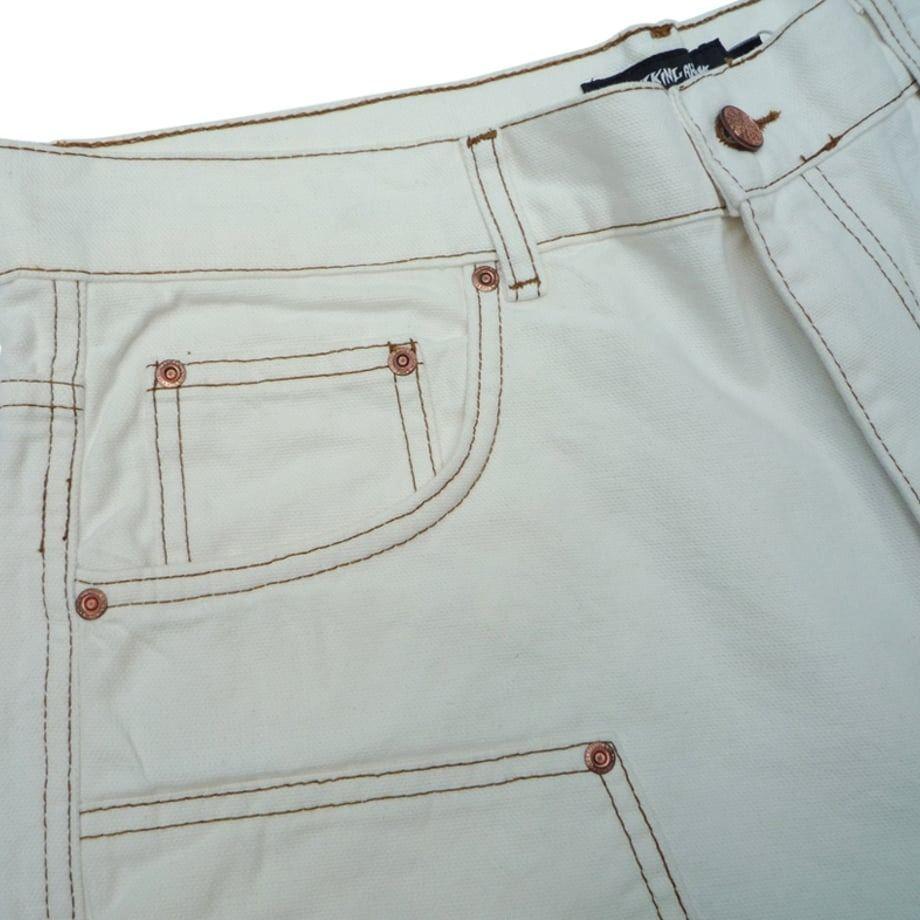 Short Fucking Awesome Canvas Double Knee Crema-3