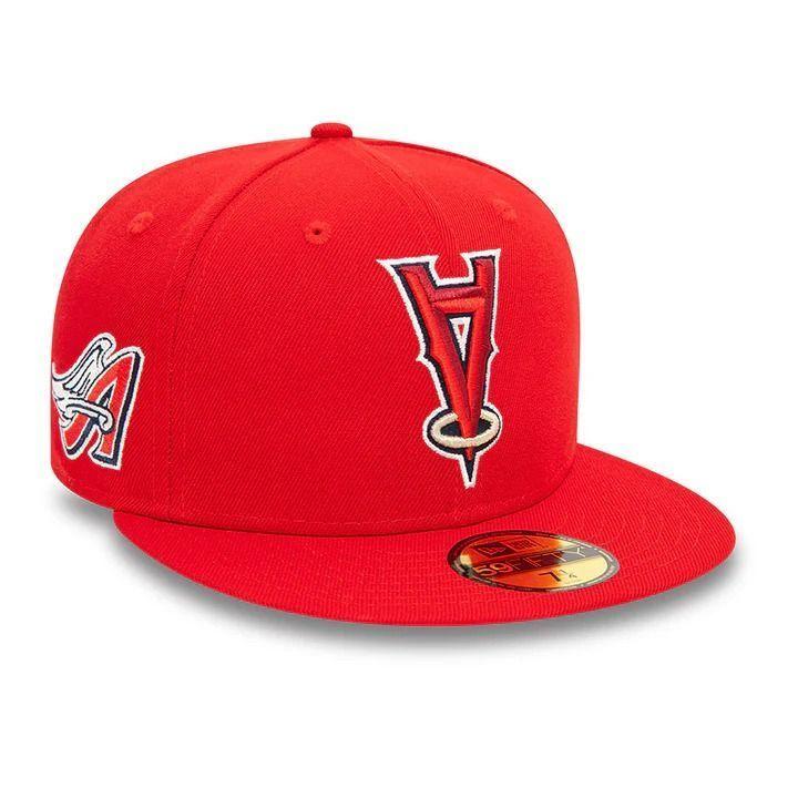 Gorro New Era Anaheim Angels 59Fifty Upside Down Rojo-2