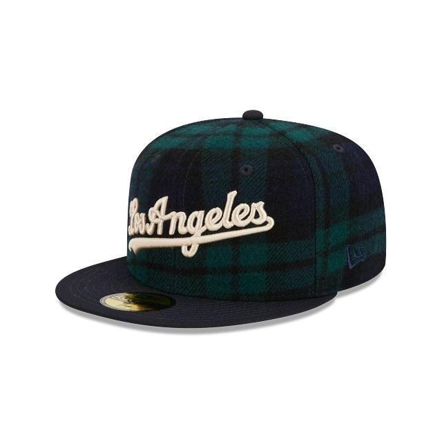 Gorro New Era 59Fifty Los Angeles Dodgers Tartan Verde-2