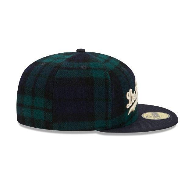 Gorro New Era 59Fifty Los Angeles Dodgers Tartan Verde-3