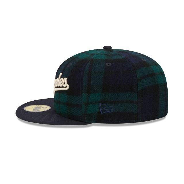 Gorro New Era 59Fifty Los Angeles Dodgers Tartan Verde-4