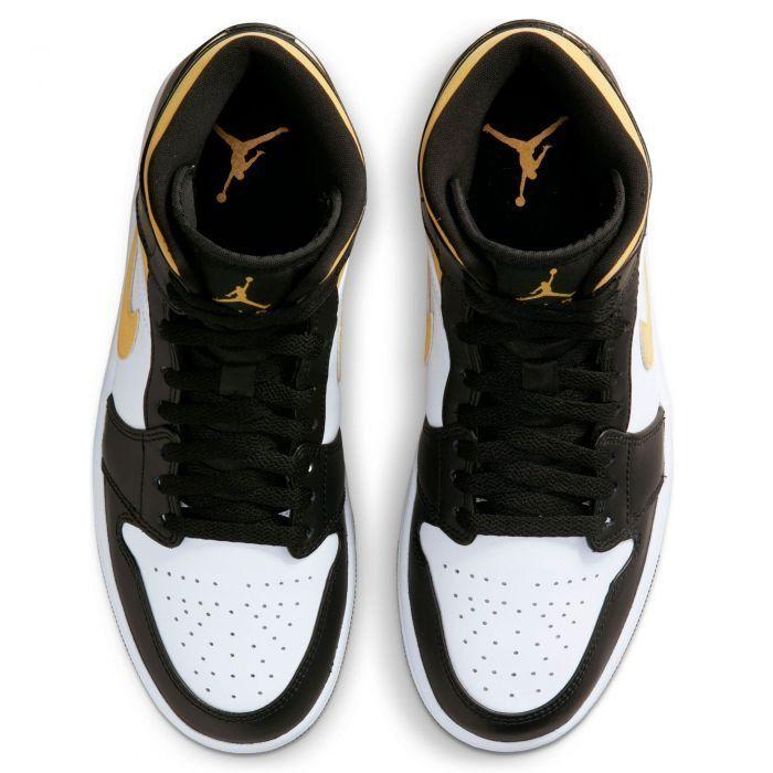 Zapatilla Jordan 1 Mid Amarillas-3