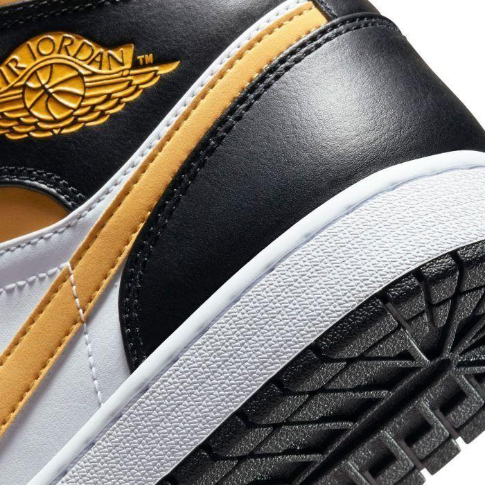 Zapatilla Jordan 1 Mid Amarillas-6