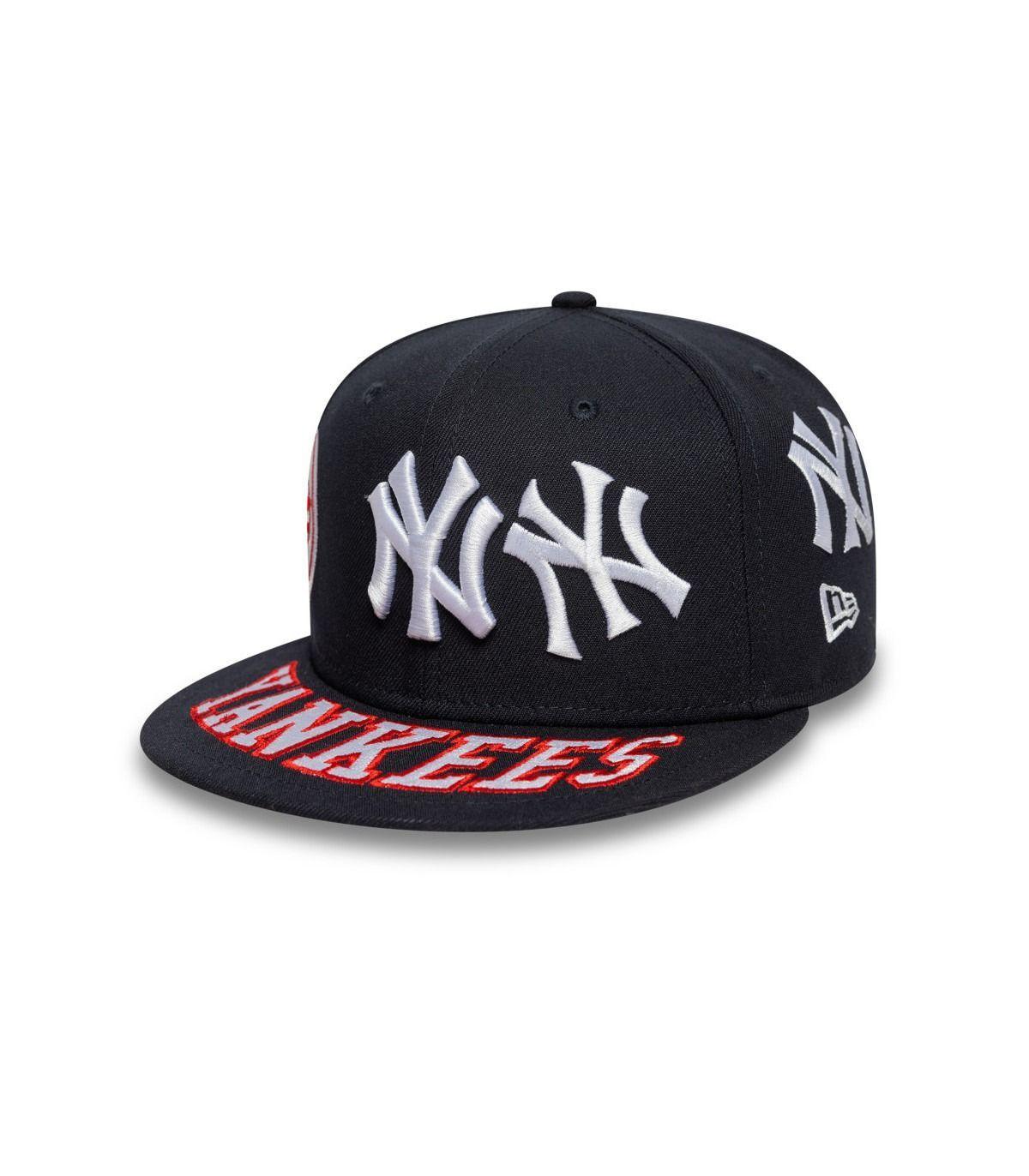 Gorro New Era New York Yankees 59Fifty All Over Azul Marino-3