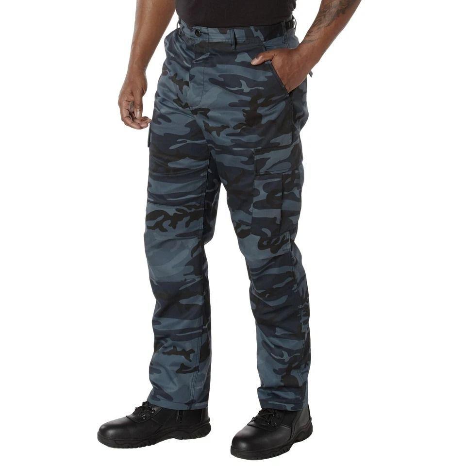 Pantalon Rothco Cargo Camo Azul Marino-2