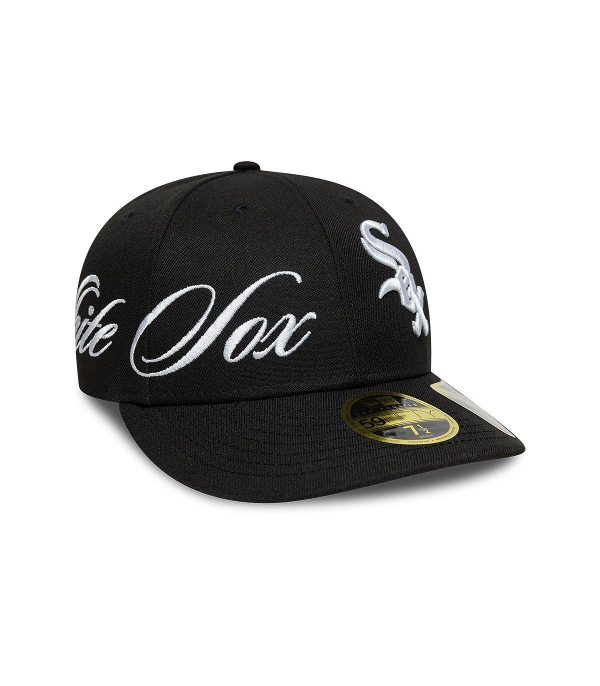 Gorro New Era Chicago White Sox MLB Side Script Black Low Profile-3