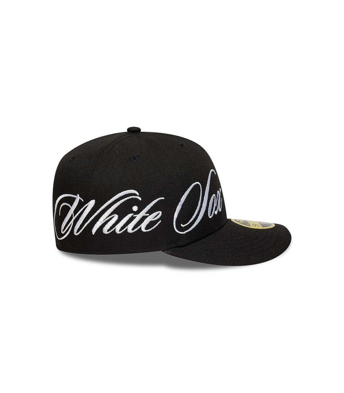 Gorro New Era Chicago White Sox MLB Side Script Black Low Profile-5
