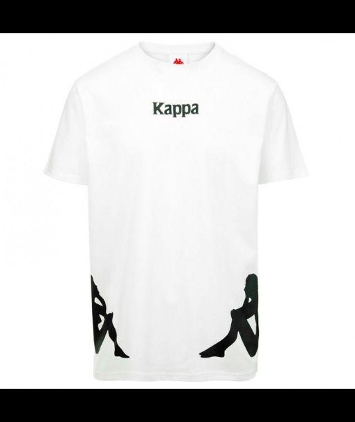 Polera Kappa Authentic Fico Blanca-0