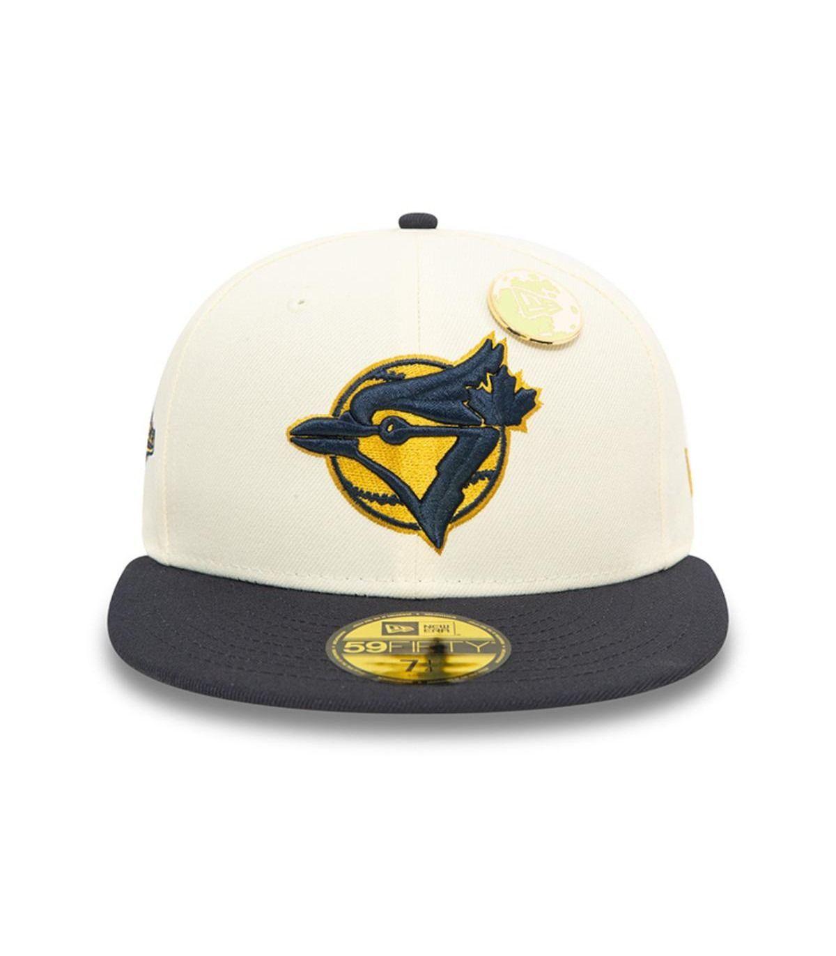 Gorro New Era 59Fifty Toronto Blue Jays Pin Crema-2