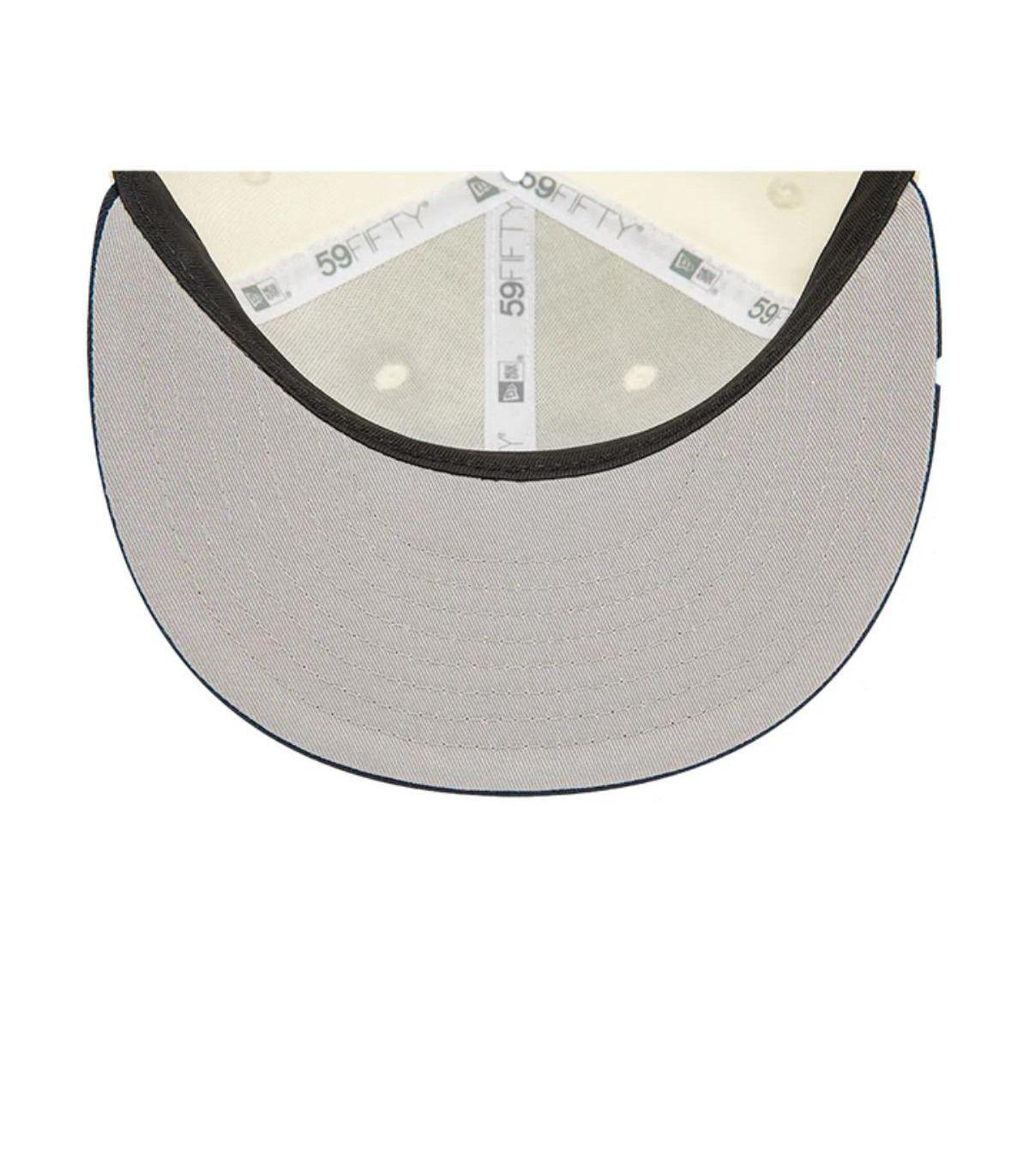 Gorro New Era 59Fifty Toronto Blue Jays Pin Crema-5