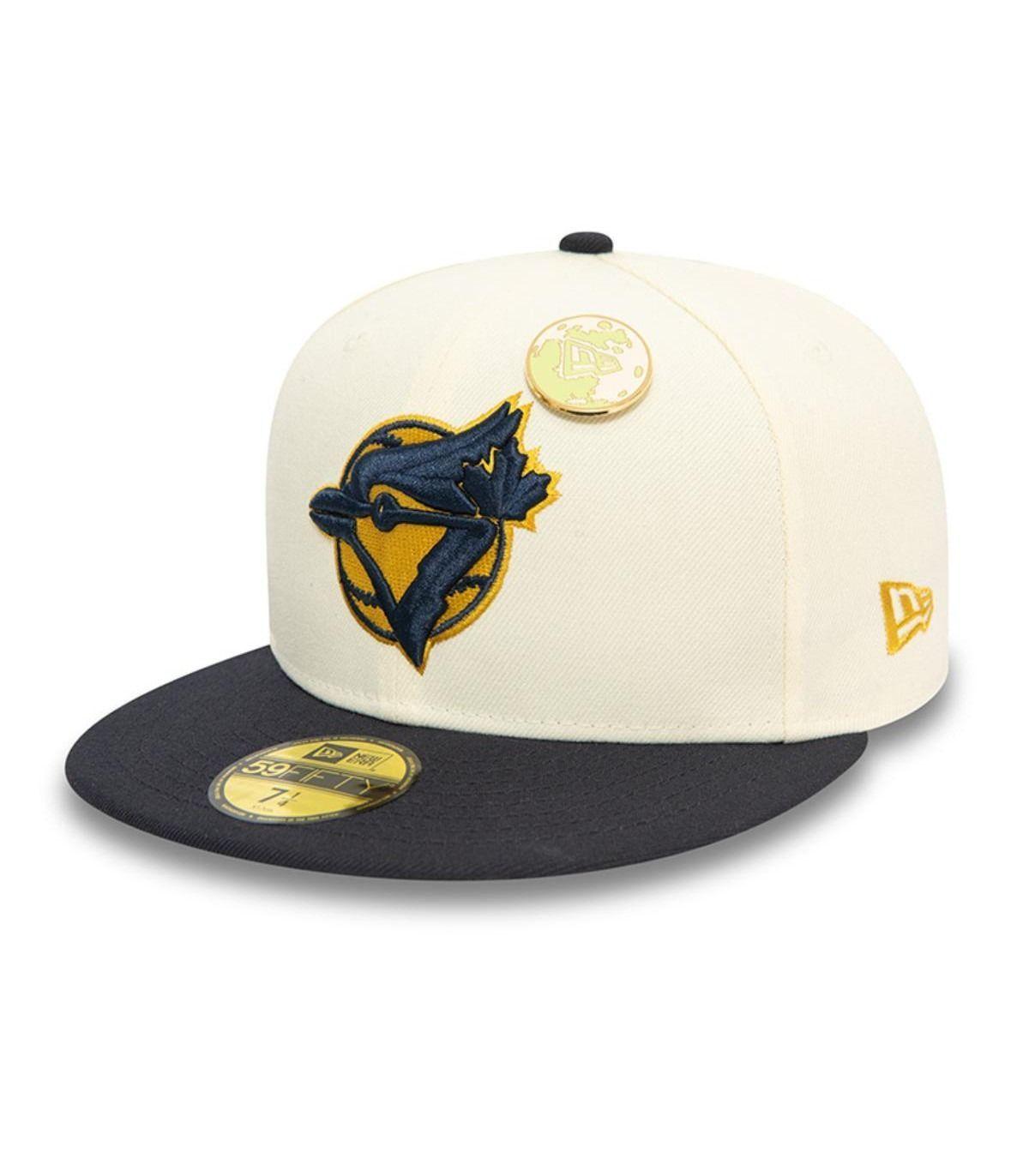 Gorro New Era 59Fifty Toronto Blue Jays Pin Crema-1