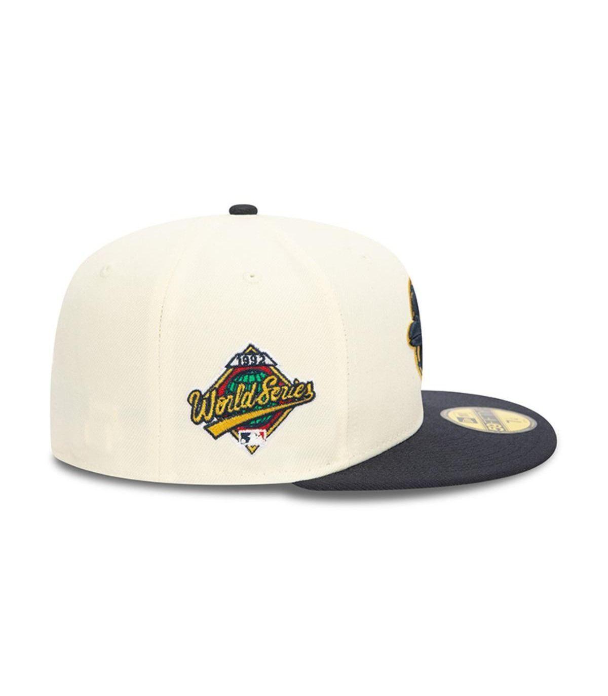 Gorro New Era 59Fifty Toronto Blue Jays Pin Crema-3