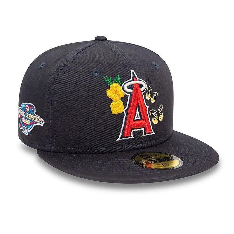 Gorro New Era 59Fifty Anaheim Angel Seasonal Flower Azul Marino-2