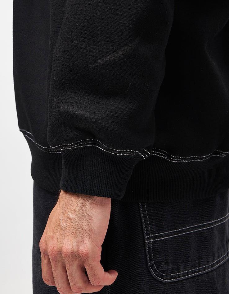 Poleron Crewneck Butter Goods Swirl Negro-3