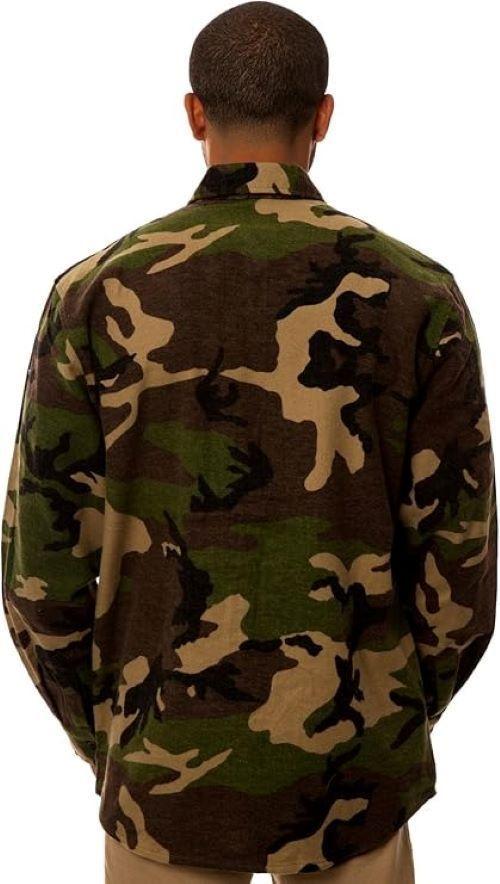 Camisa Rothco Woodland Camo-2