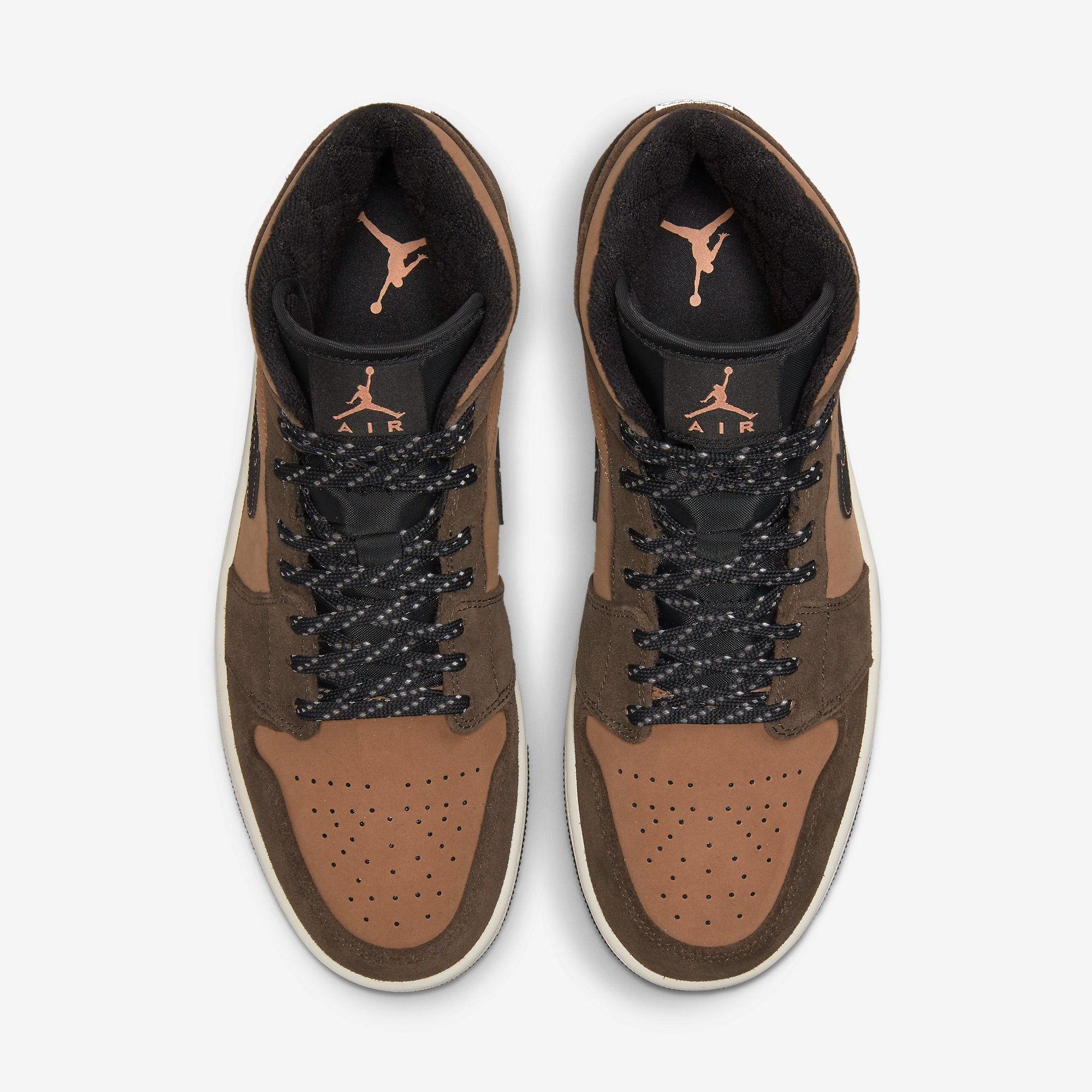 Zapatilla Jordan 1 Mid Dark Chocolate-3