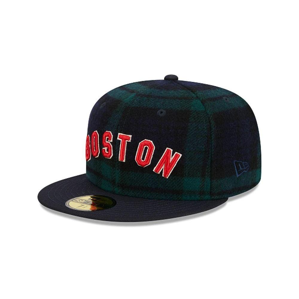 Gorro New Era 59Fifty Boston Red Sox Tartan Verde-2