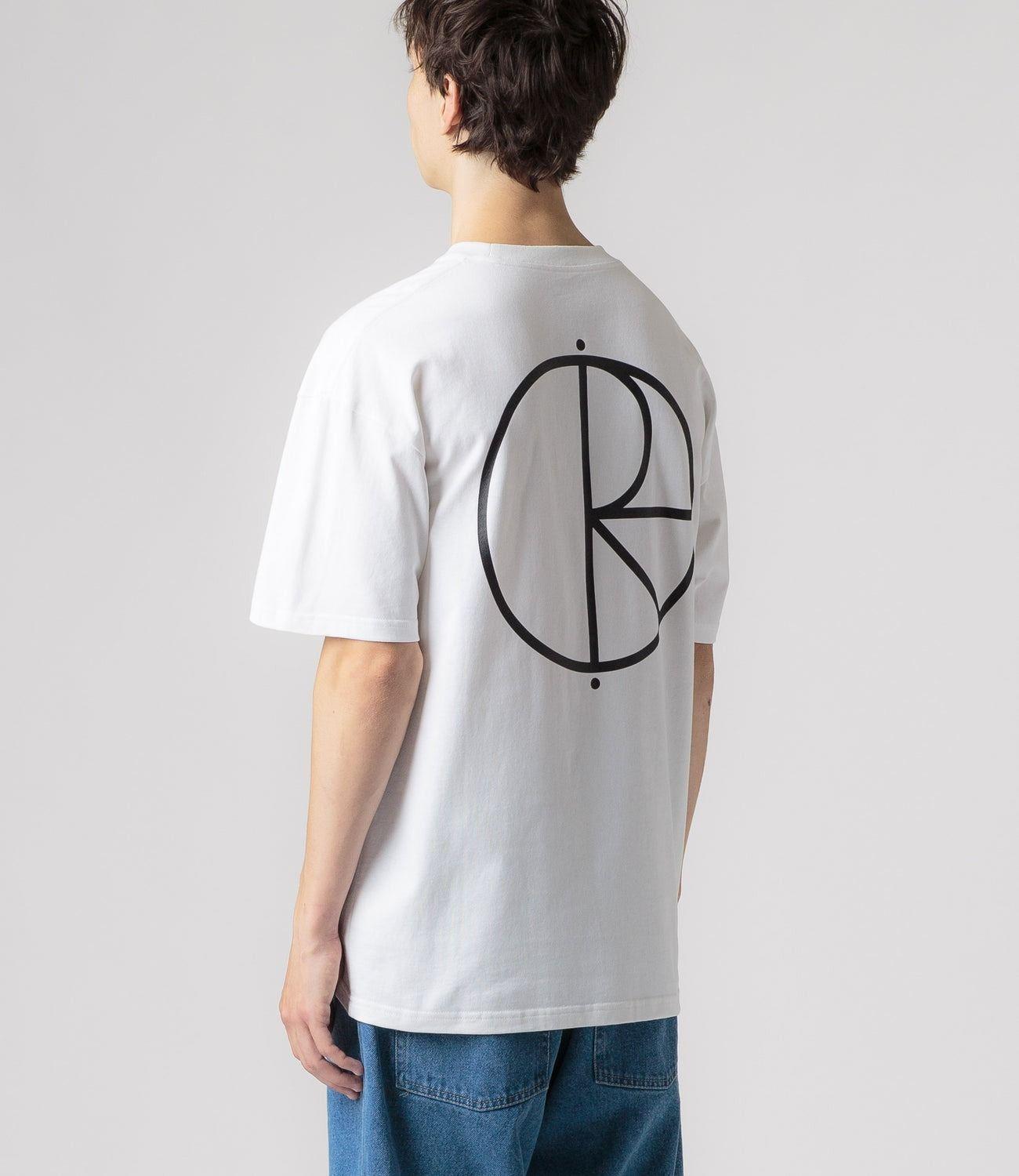 Polera Polar Skate Co Stroke Logo Blanca-3