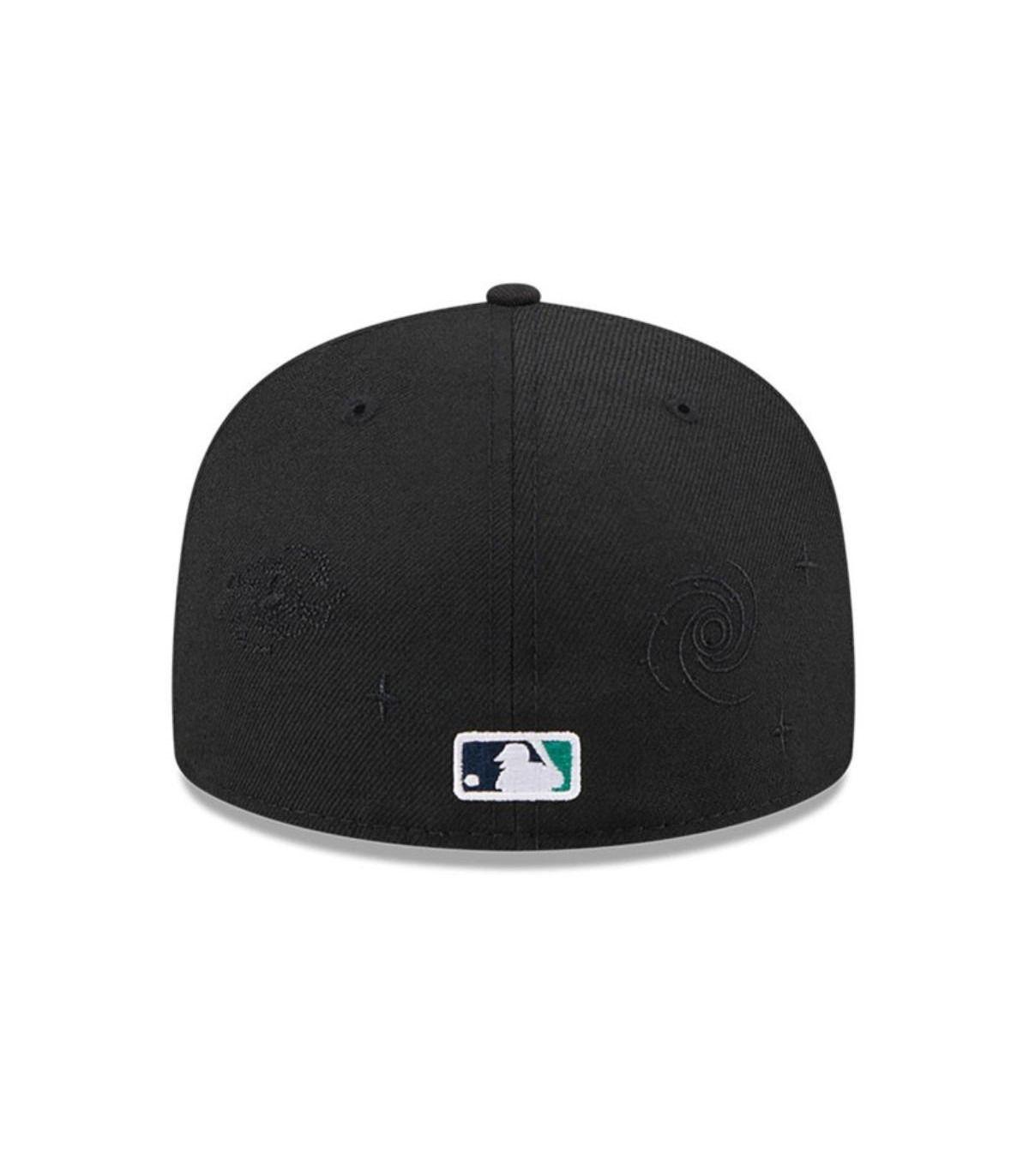 Gorro New Era 59Fifty Seattle Mariners Global Negro-5
