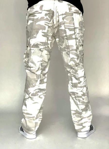 Pantalon Rothco Cargo Camo Blanco-2