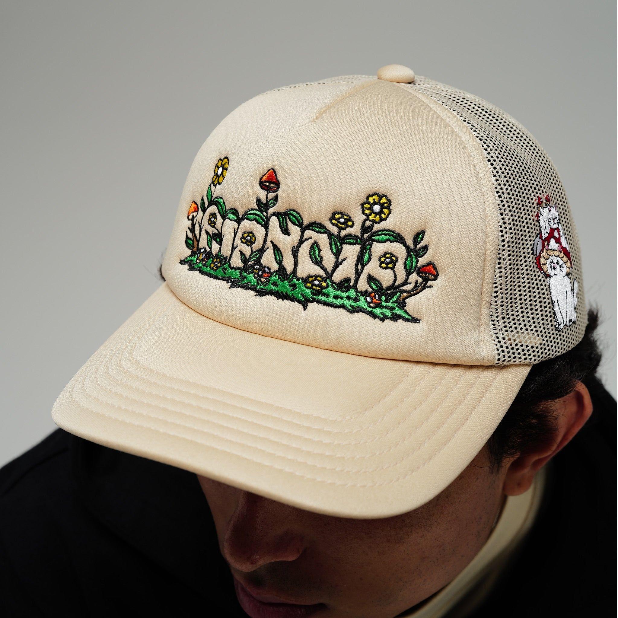 Gorro Trucker Ripndip Field Friends Crema-4