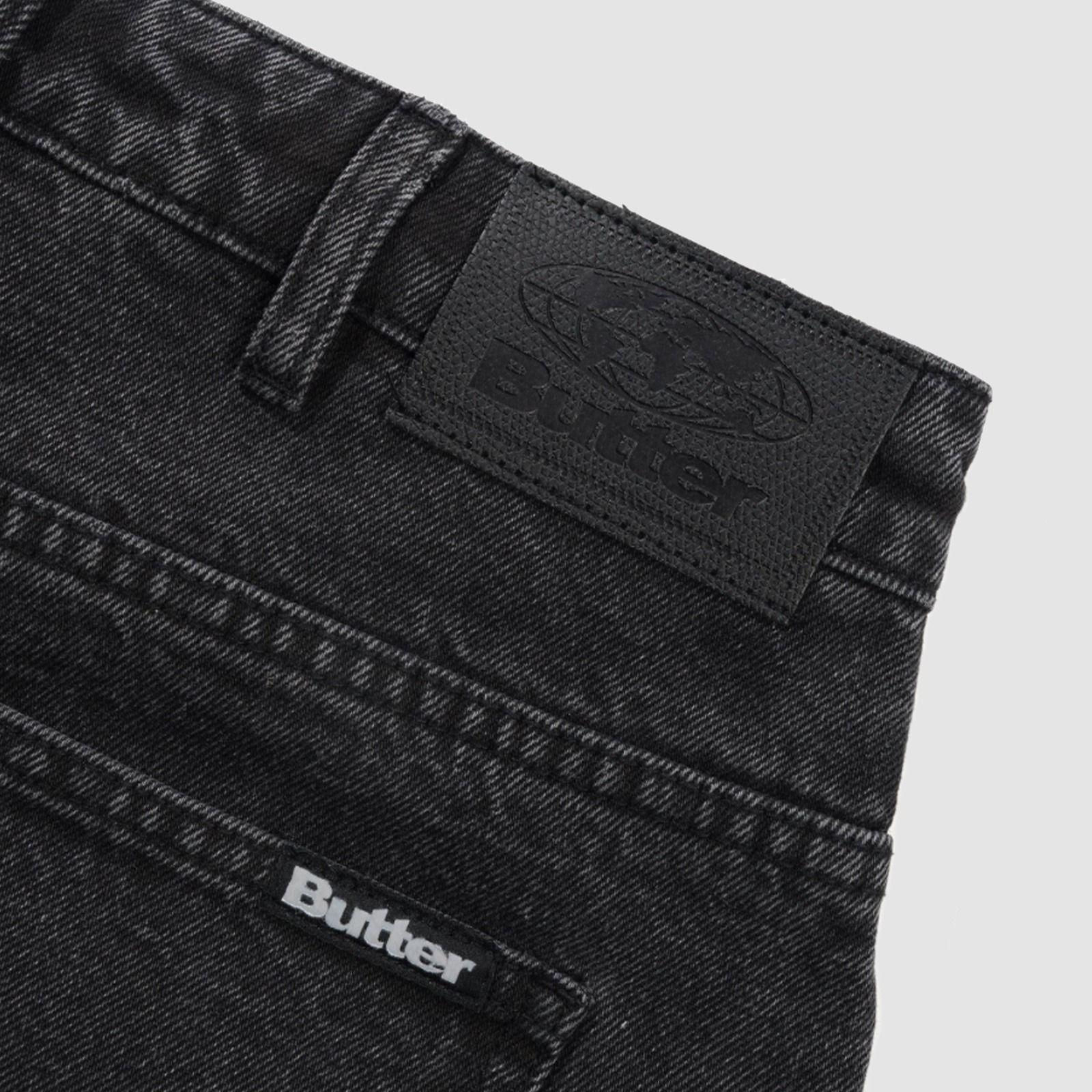 Short Butter Goods Baggy Denim Washed-2