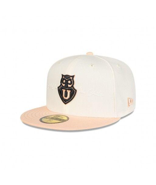 Gorro New Era 59Fifty Universidad de Chile Crema-0