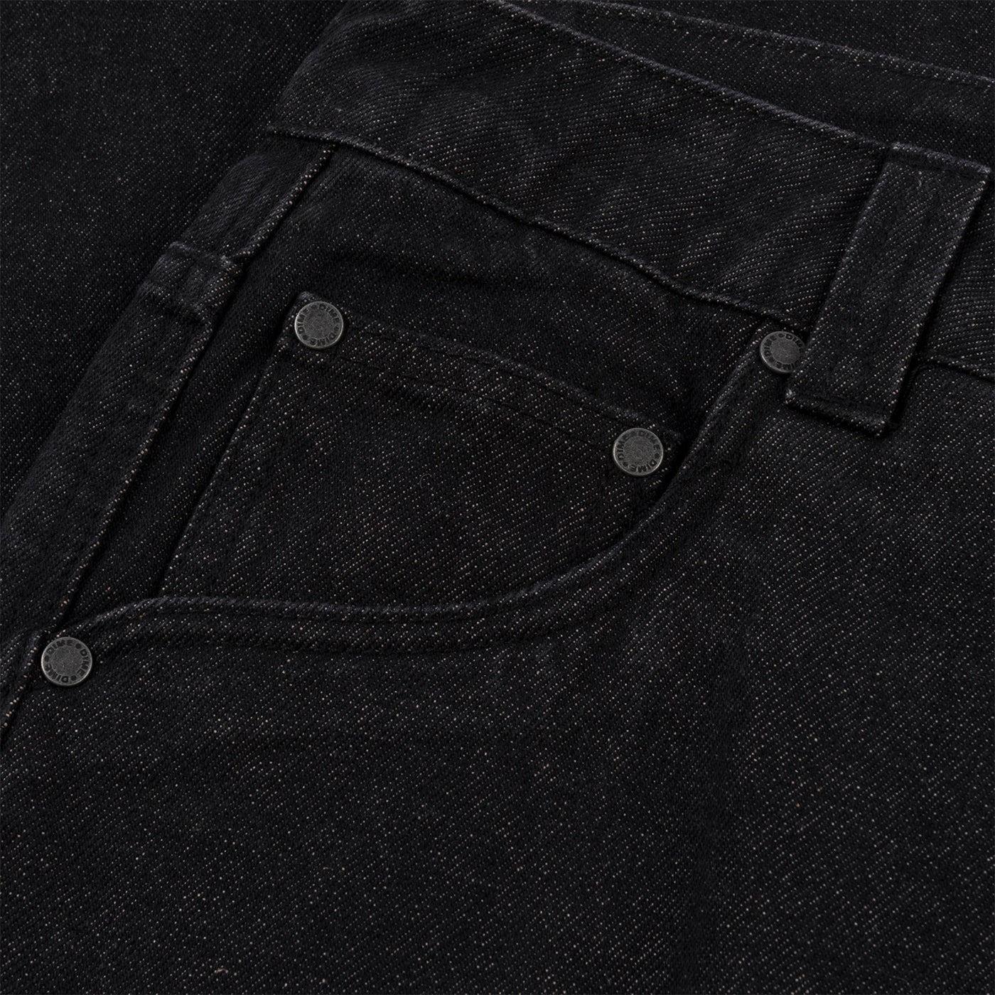 Pantalón Dime Baggy Denim Negro-2