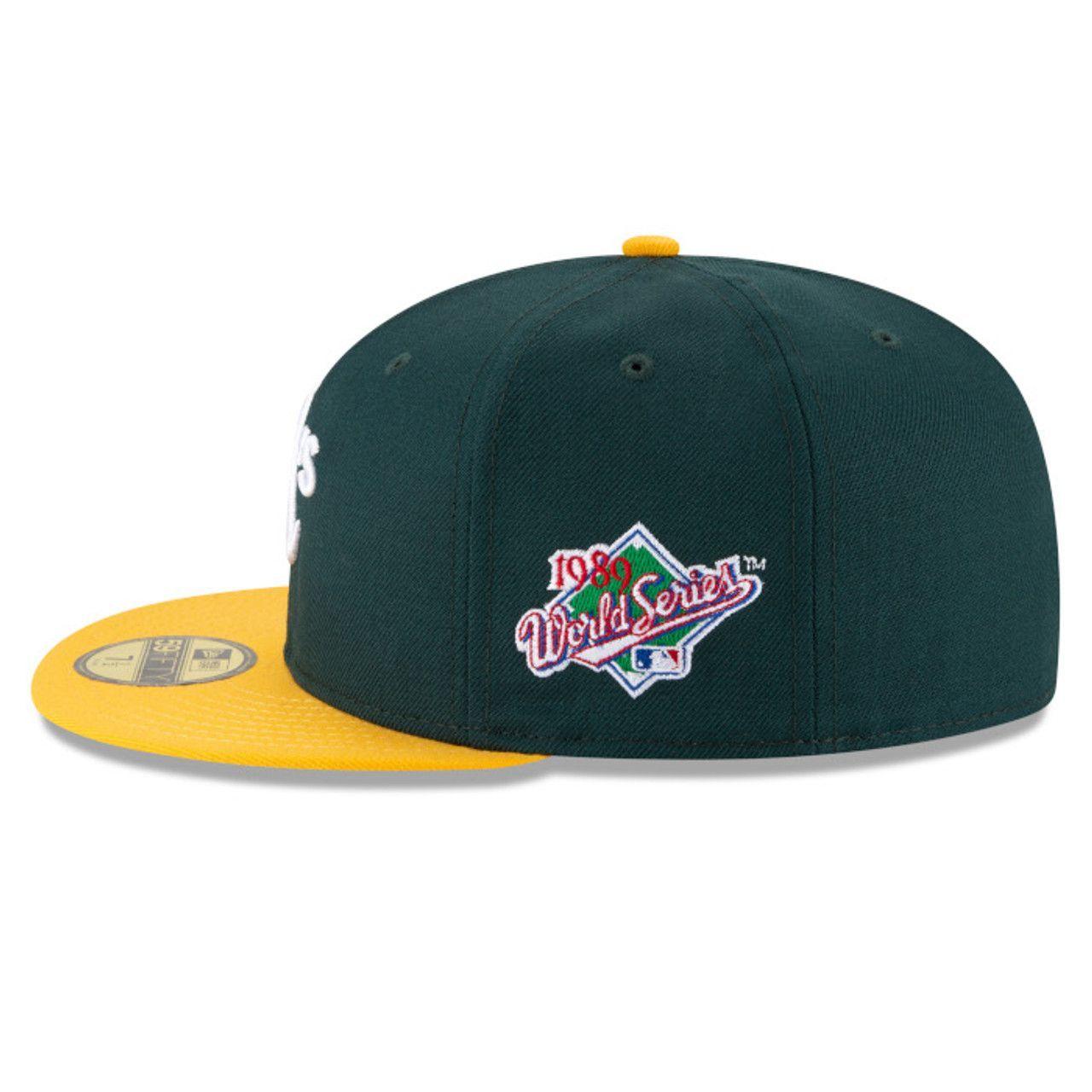 Gorro New Era Oakland Athletics World Series 1989 59FIFTY Verde-2