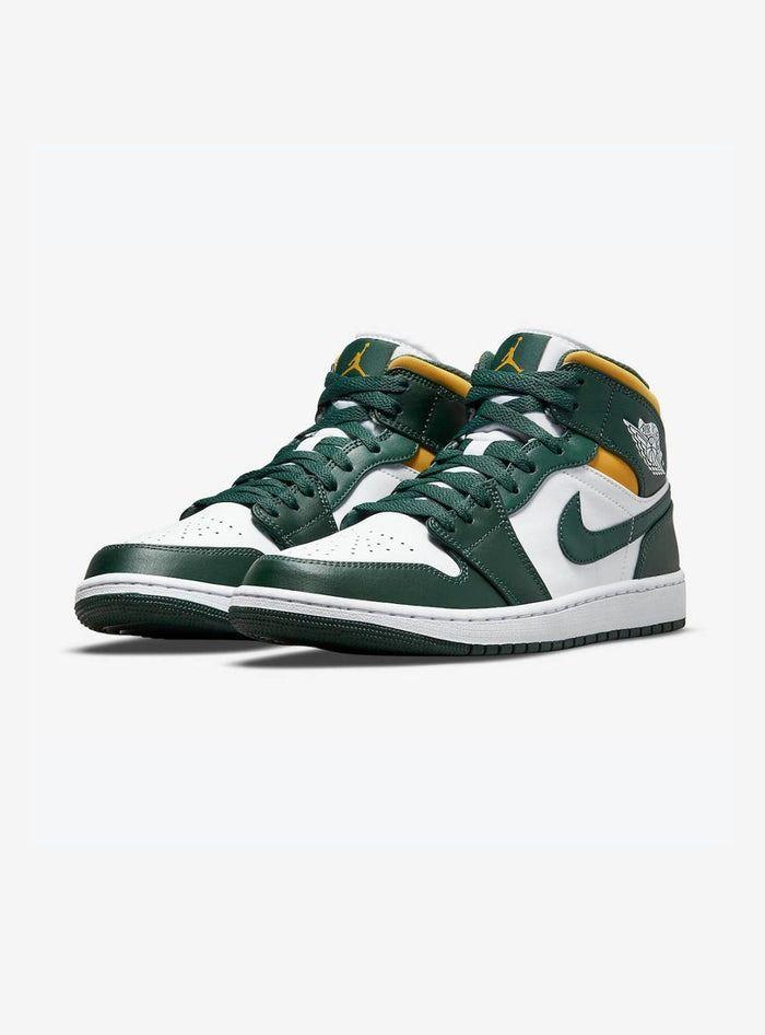 Zapatilla Jordan 1 Mid Verde Amarilla-0