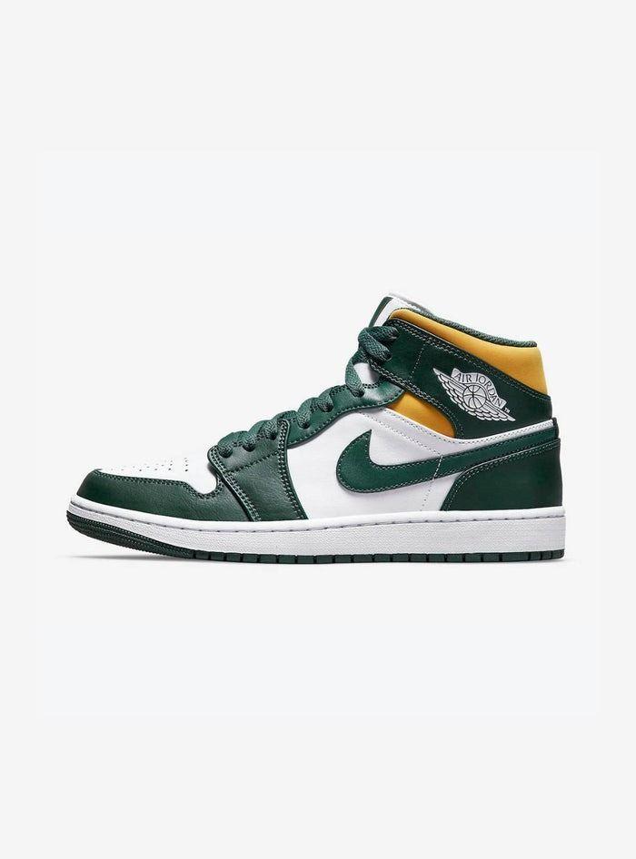 Zapatilla Jordan 1 Mid Verde Amarilla-1