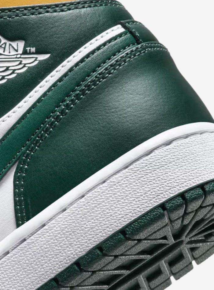 Zapatilla Jordan 1 Mid Verde Amarilla-5