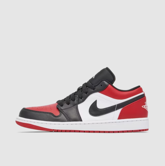 Zapatilla Jordan 1 Low Bred toe-3