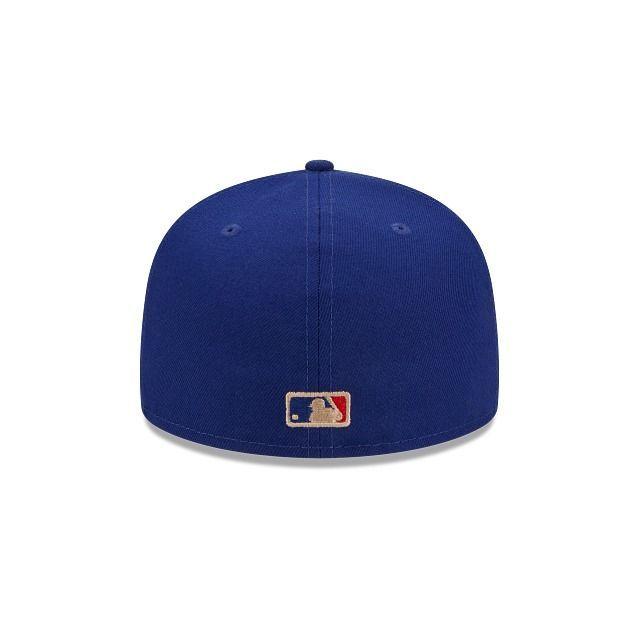 Gorro New Era 59Fifty Los Angeles Dodgers Gold Leaf Azul-4