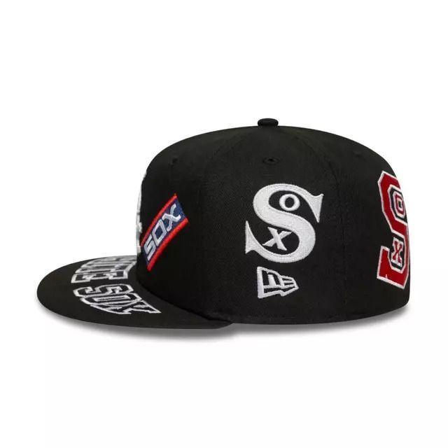 Gorro New Era Chicago White SOX 59Fifty All Over Negro-2