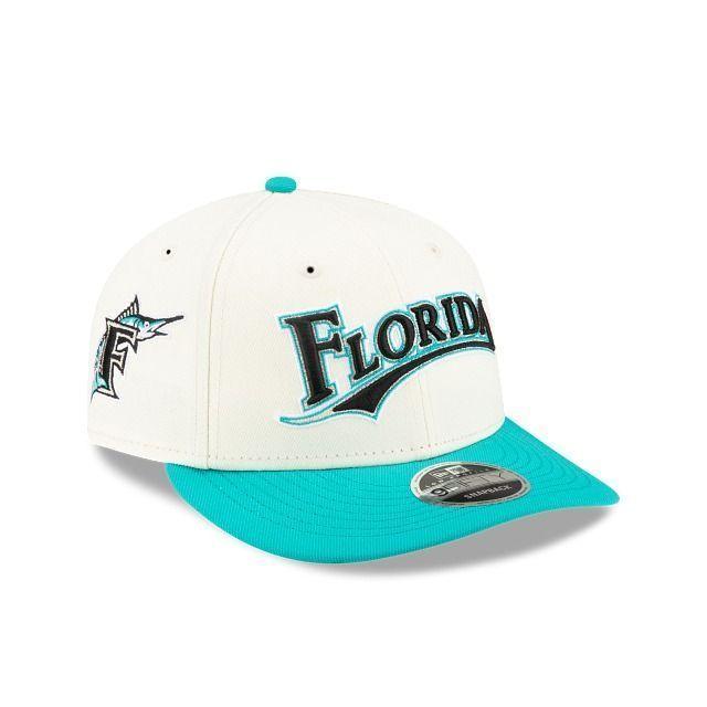 Gorro New Era x Felt 9FIFTY Miami Florida Marlins Low Profile Snapback-2