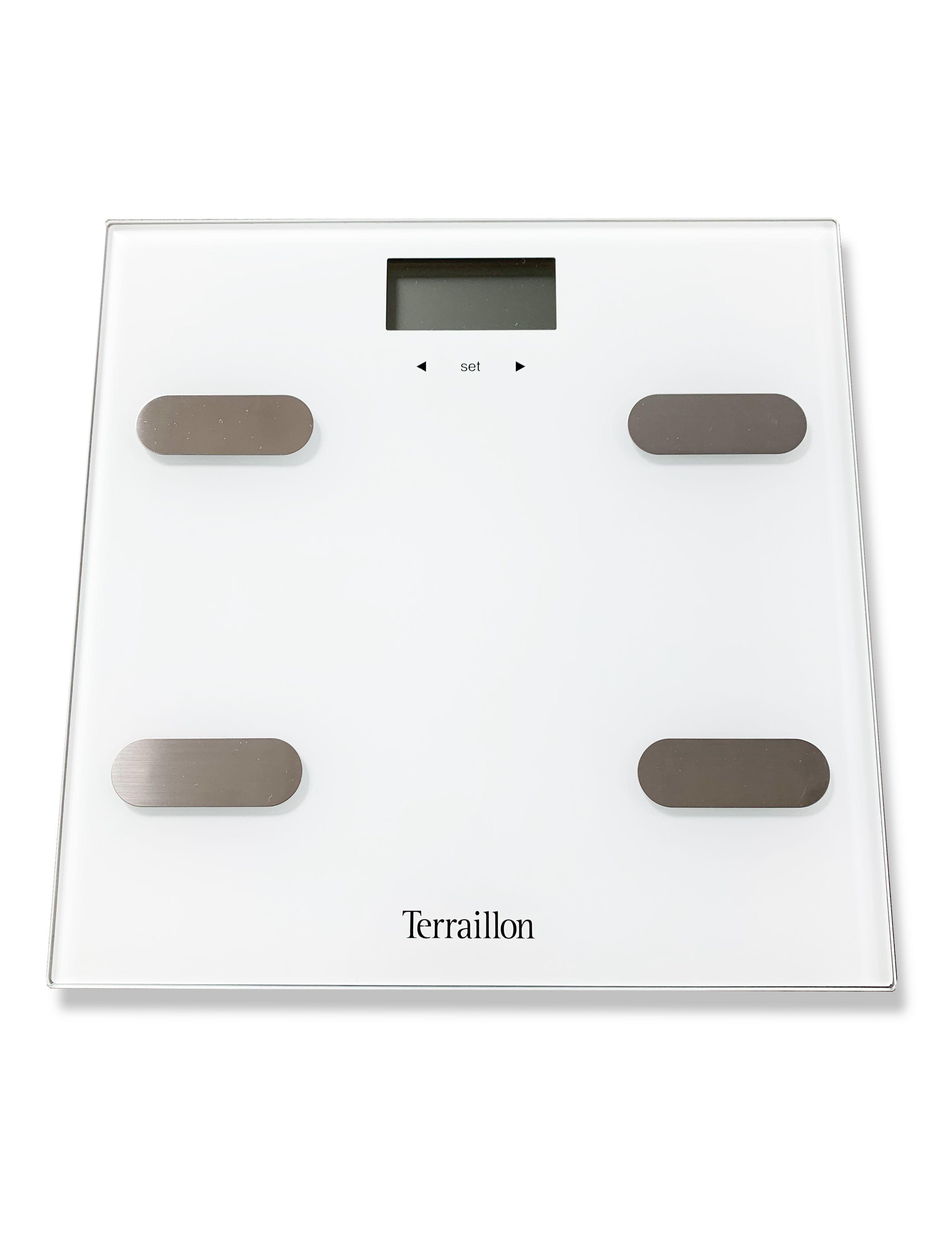 Pesa Digital Medición de Grasa Fitnees White-0