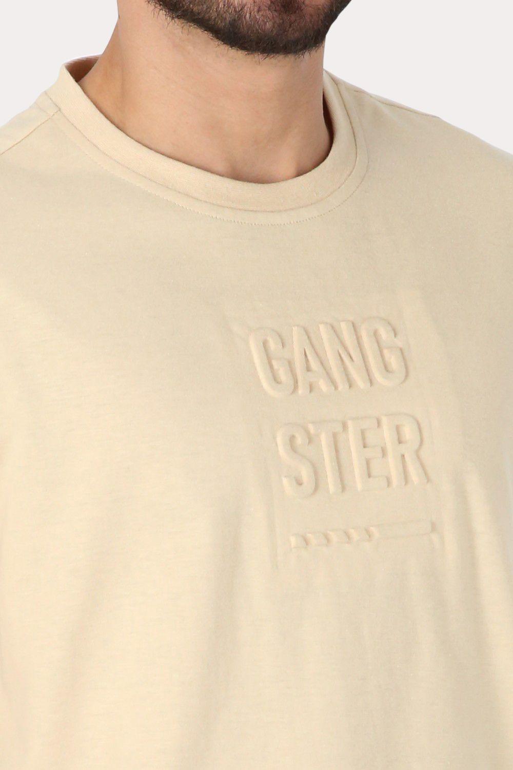 Polera Mc Básica  Gunga Beige Gangster-2