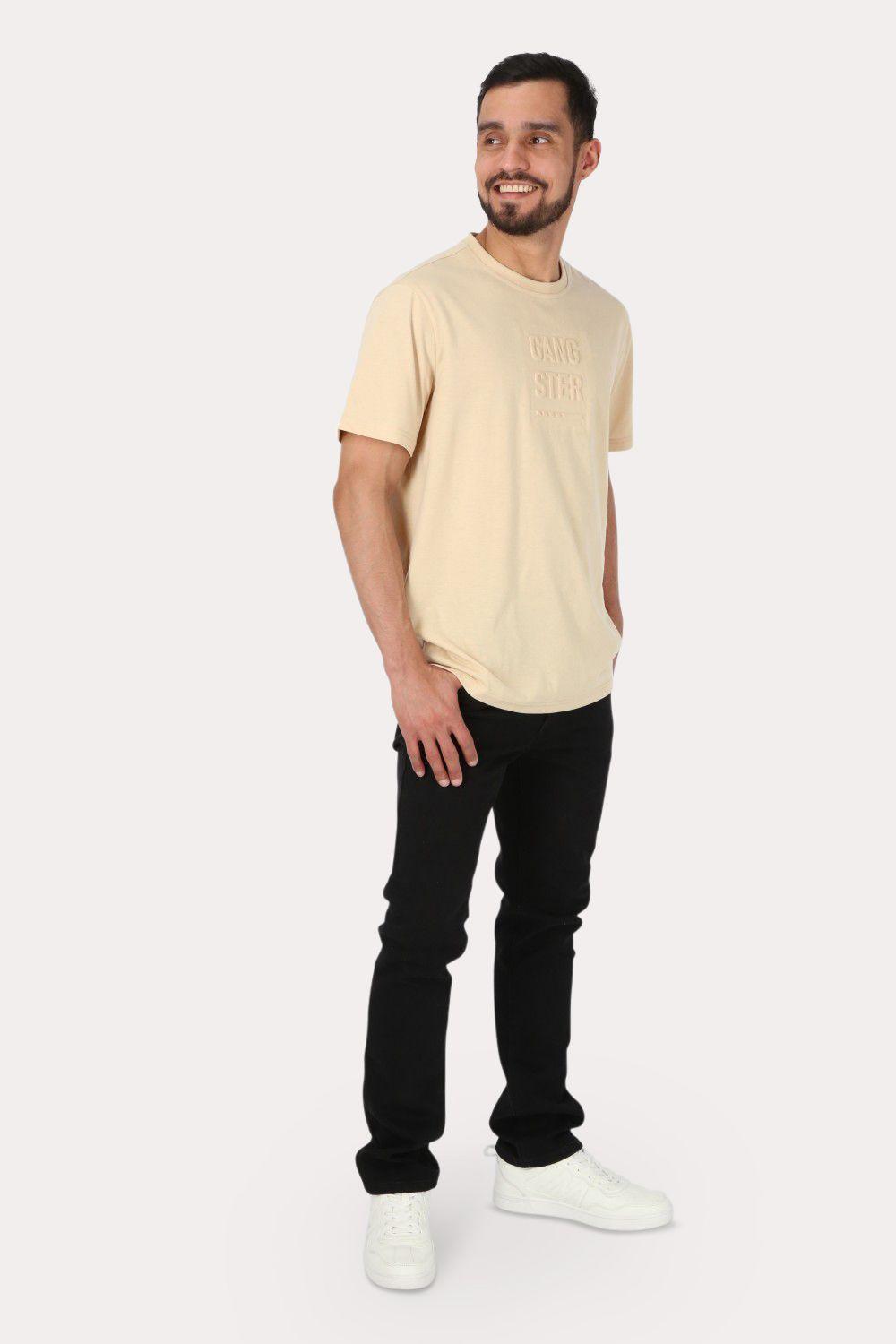 Polera Mc Básica  Gunga Beige Gangster-3