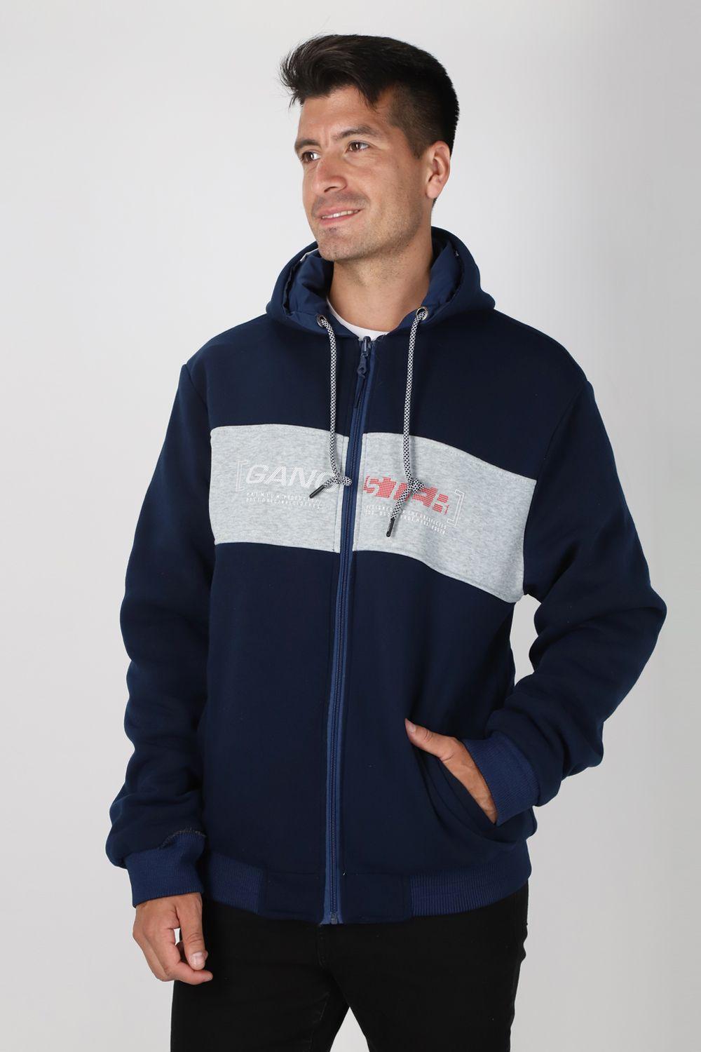 Cortaviento Reversible Bless Azul Marino Gangster-4