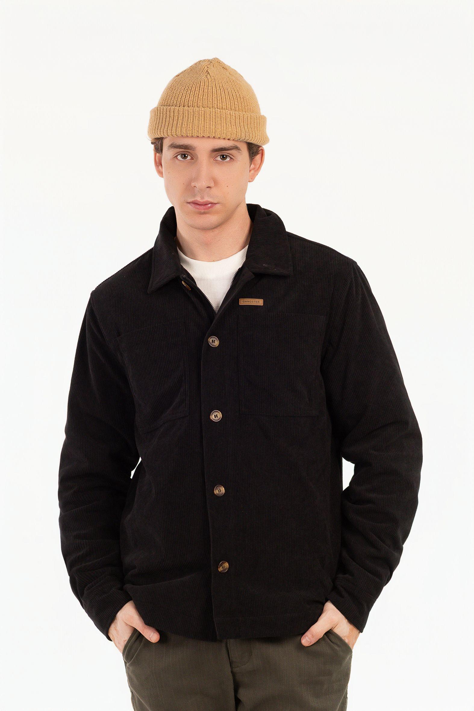 Chaqueta Overshirt Sway Negro-0