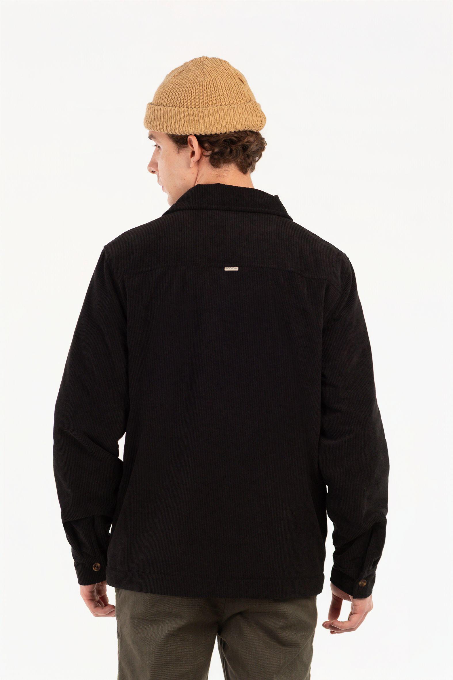 Chaqueta Overshirt Sway Negro-2