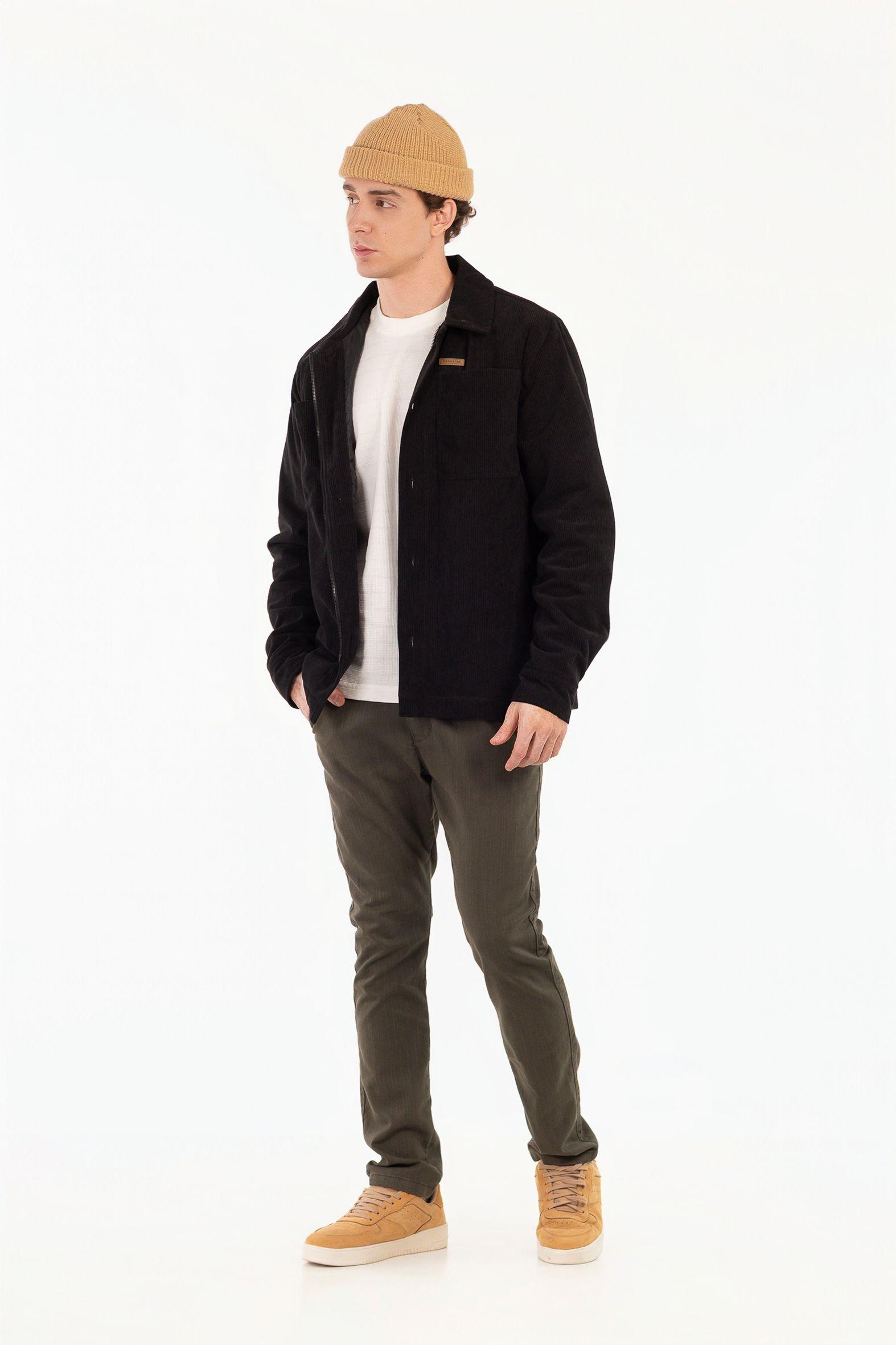 Chaqueta Overshirt Sway Negro-3