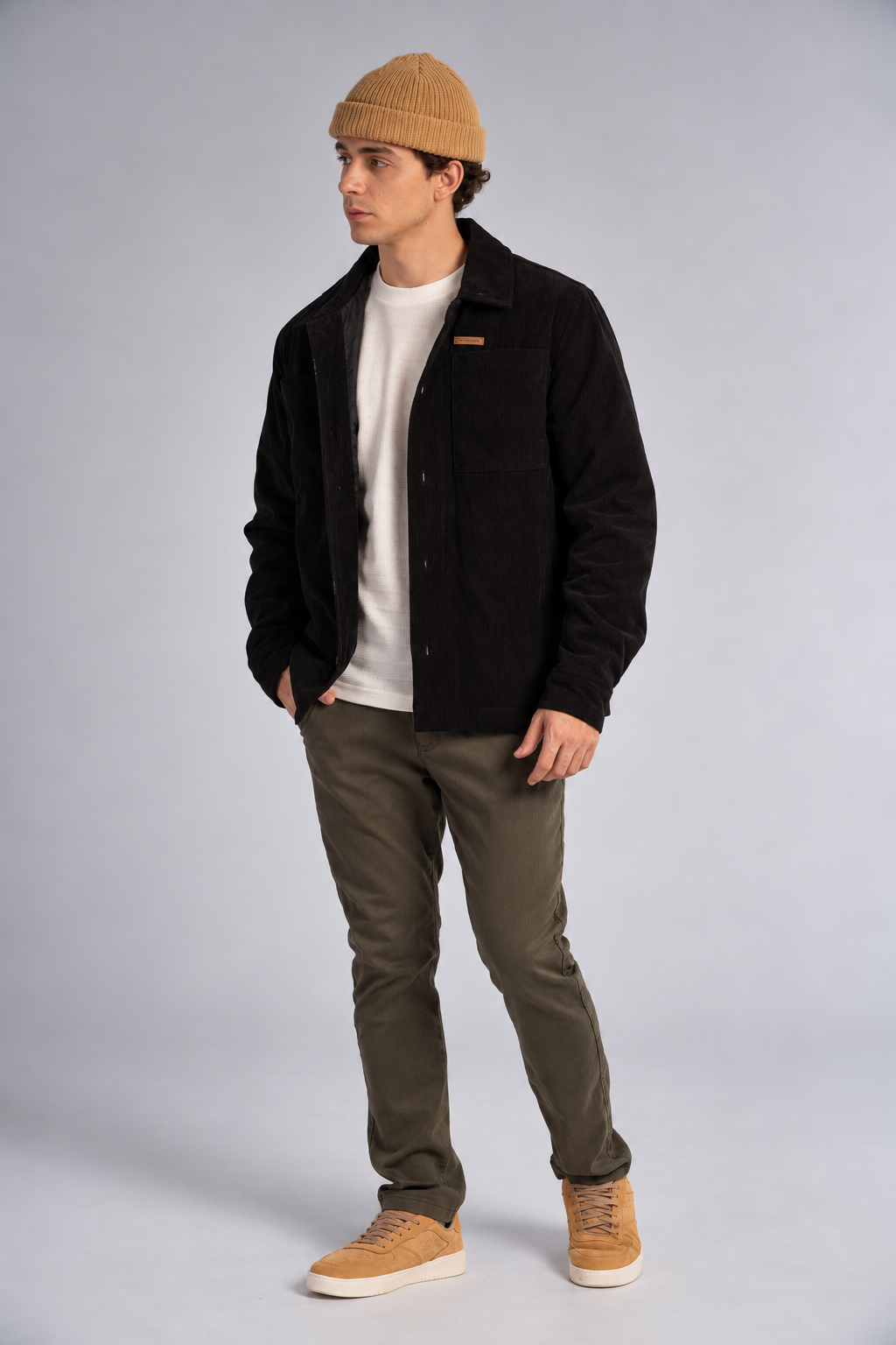 Chaqueta Overshirt Sway Negro-3