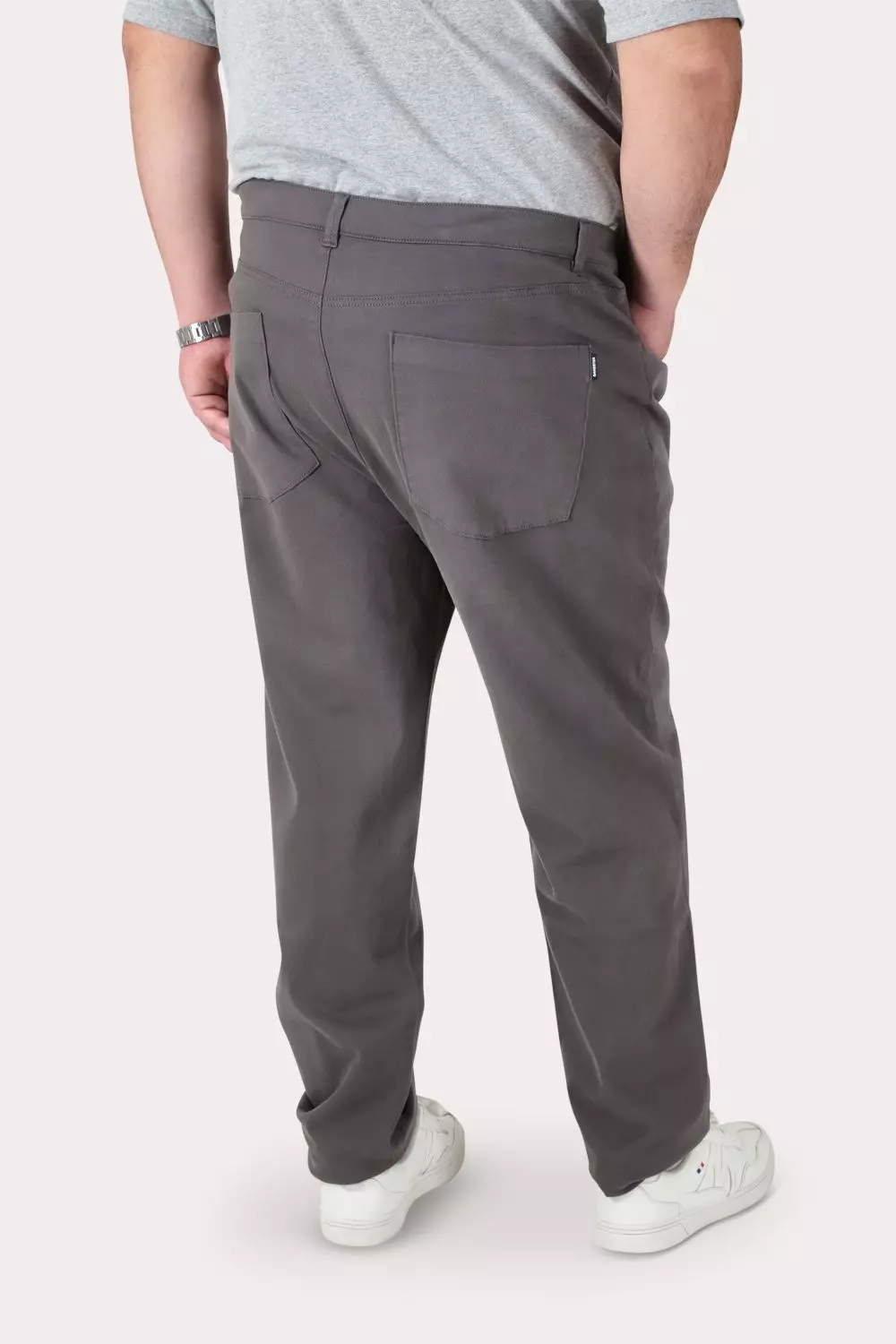 Pantalon Canvas Recto Chambers Gris-0
