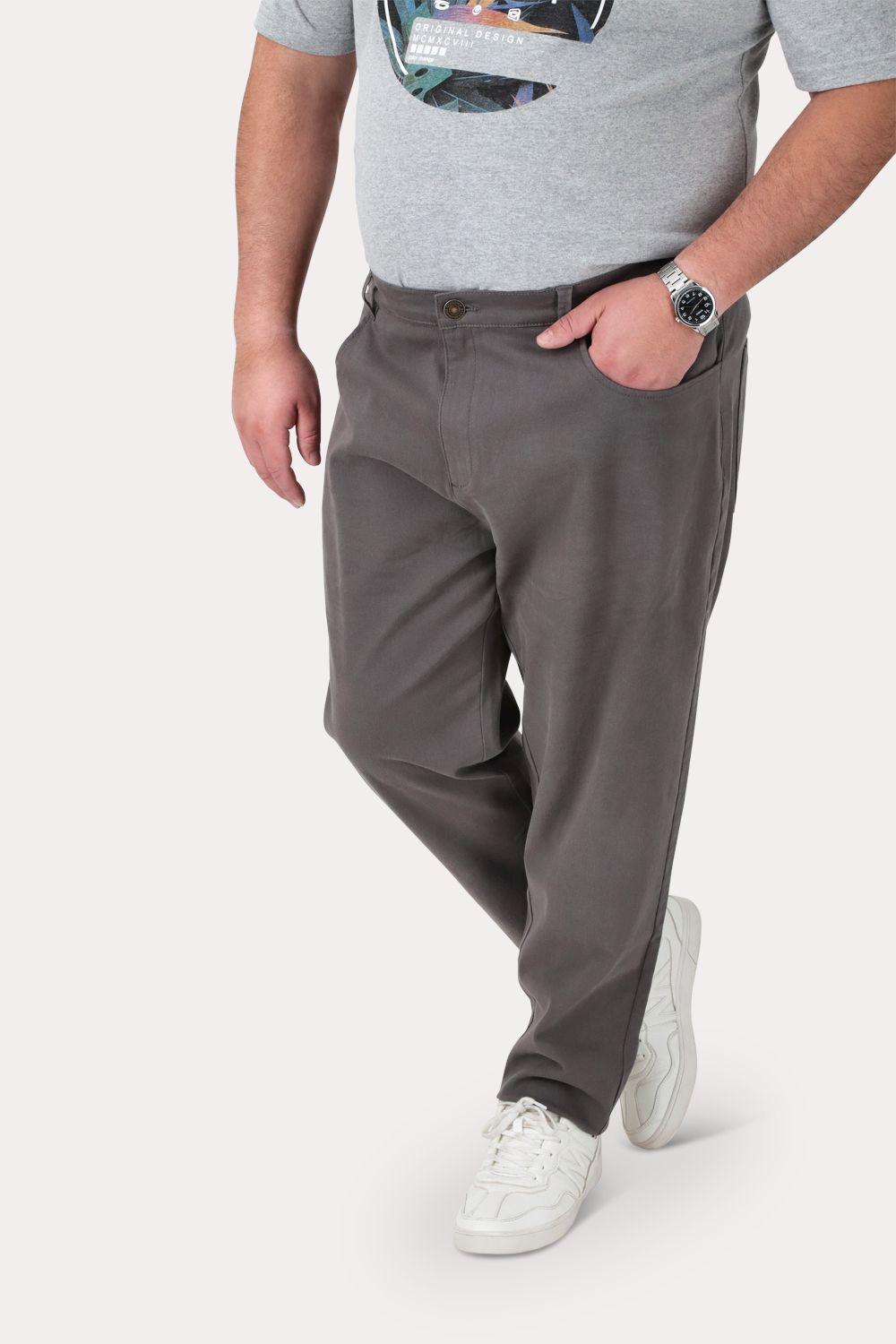 Pantalon Canvas Recto Chambers Gris-1