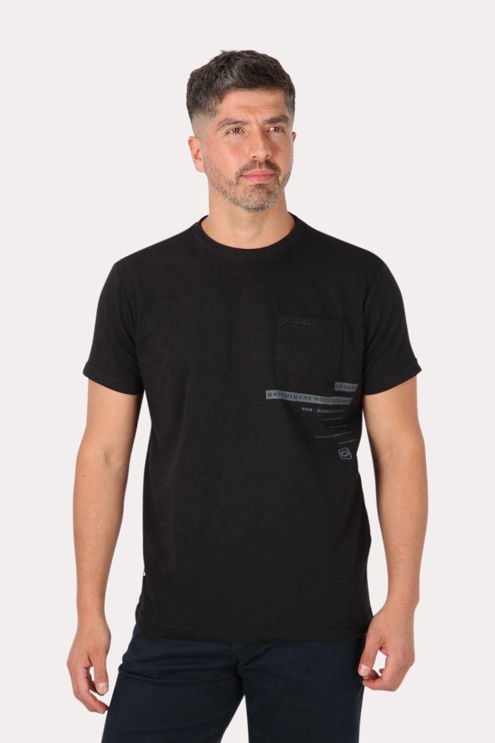 Polera Mc Especial Recife Negro Gangster-0