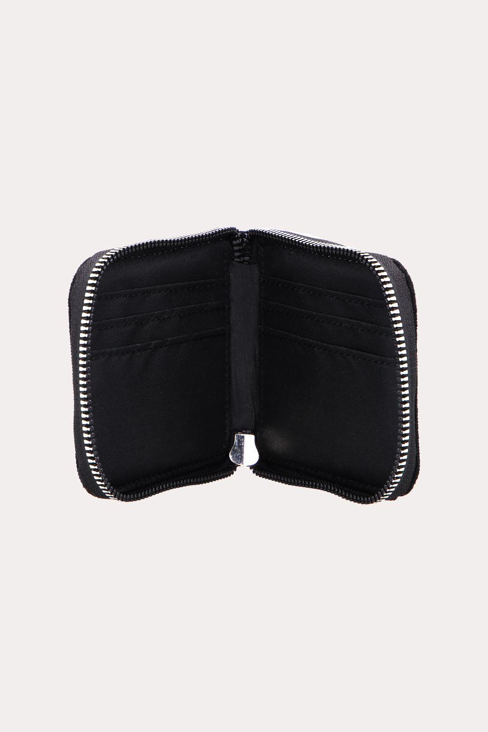 Billetera Deluxe Con Cierre Negro Gangster-2