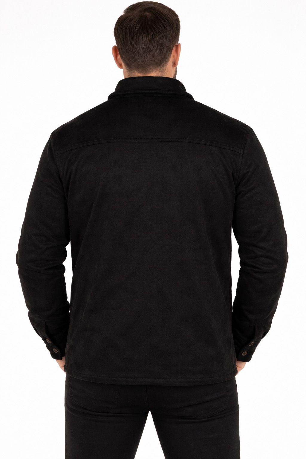 Chaqueta Overshirt Calm Negro-2